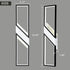 Etna Black LED Wall Sconce Modern Wall Light Indoor Rectangle